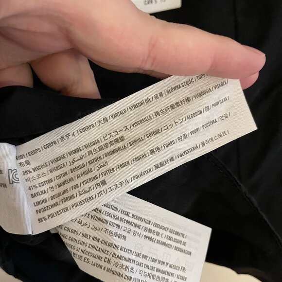 Abercrombie & Fitch M Puff Sleeve Shine Cotton-Blend Squareneck Corset Top NWT - Picture 10 of 14